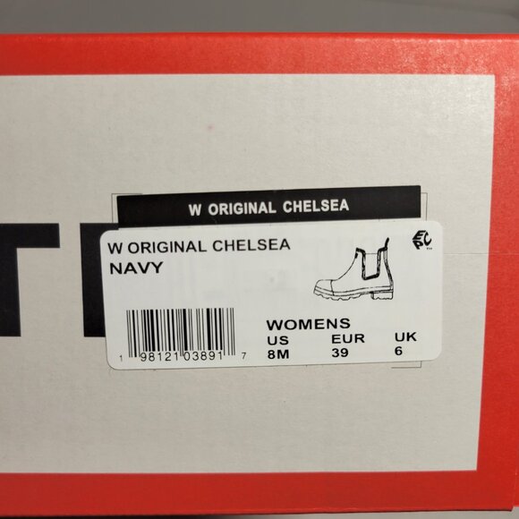 Hunter Women's Original Chelsea Boots in Navy - Picture 4 of 9
